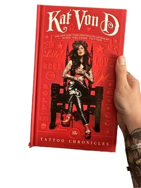 Kat Von D The Tattoo Chronicles Padded Hardcover